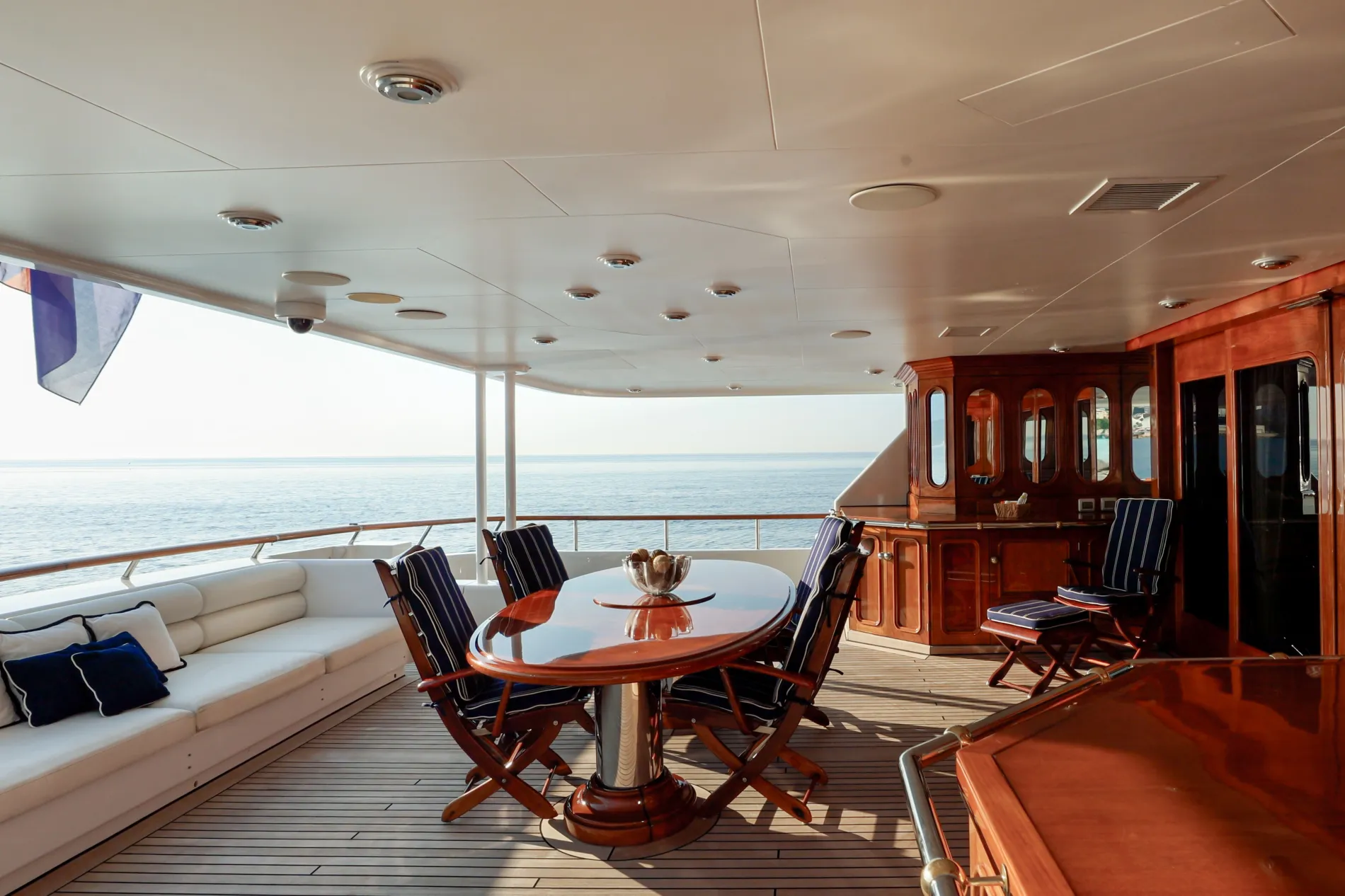 GENEROUS DECK SPACES