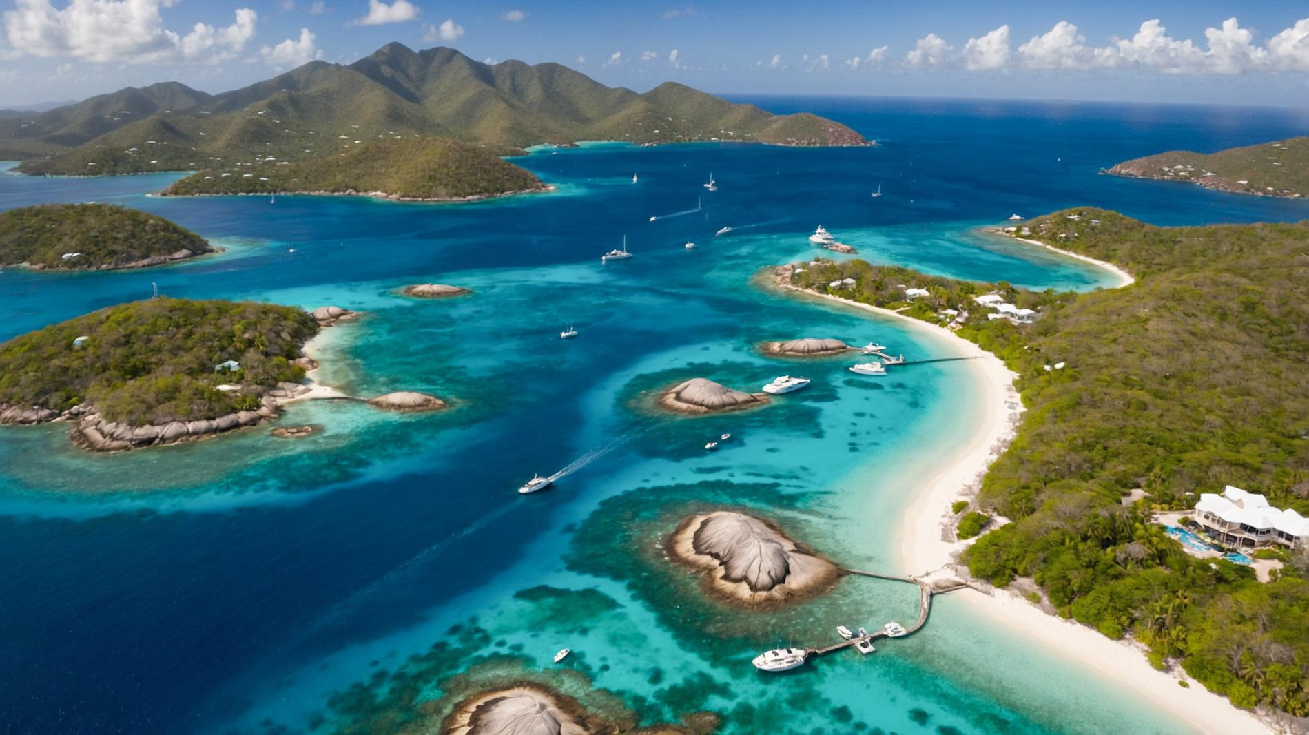 Islands and anchorages