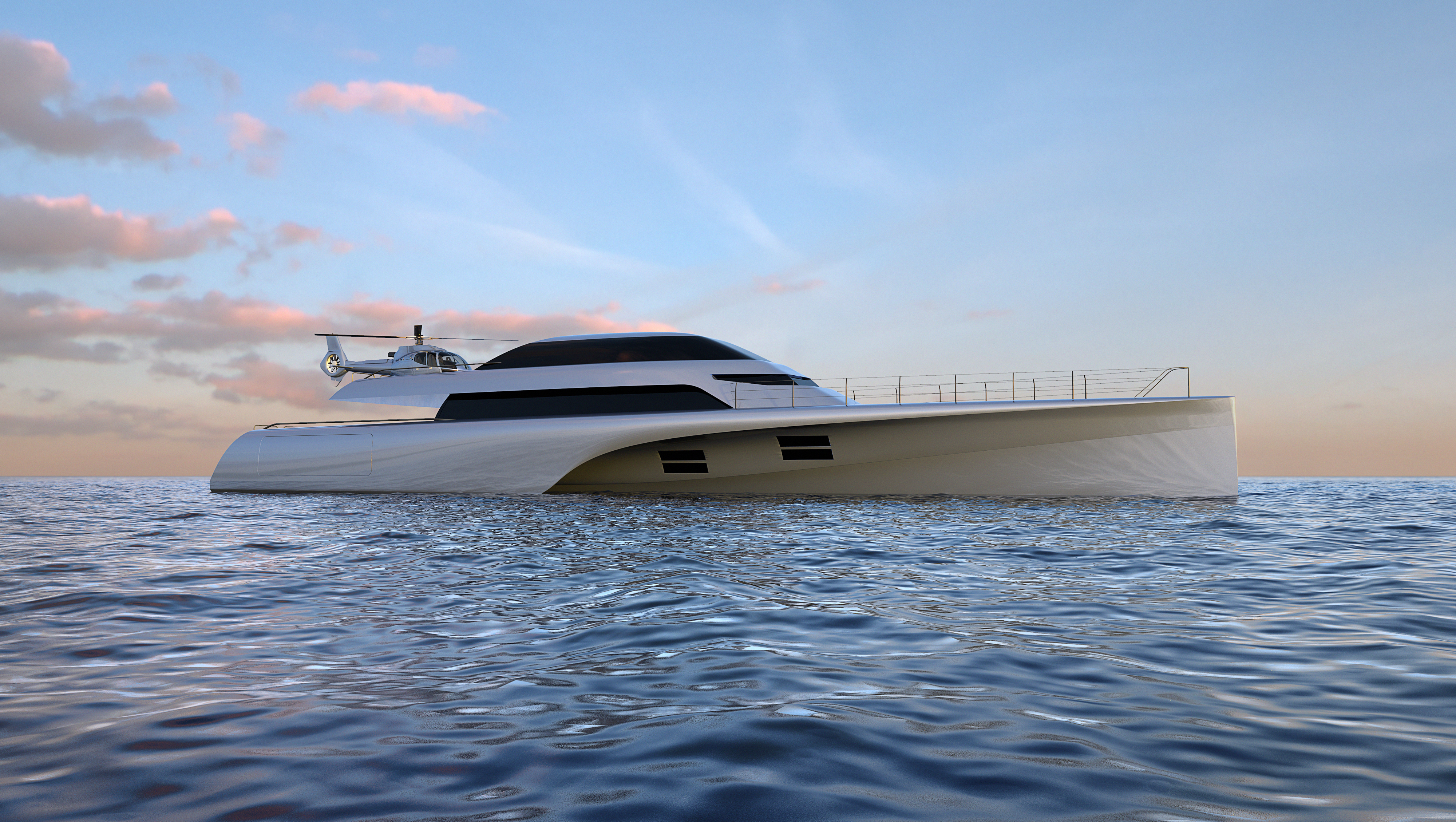 trimaran motor yacht for sale